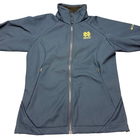 Columbia Notre Dame Fighting Irish Women’s Size S JacketSoft Shell Fleece Lined - Picture 4 of 10
